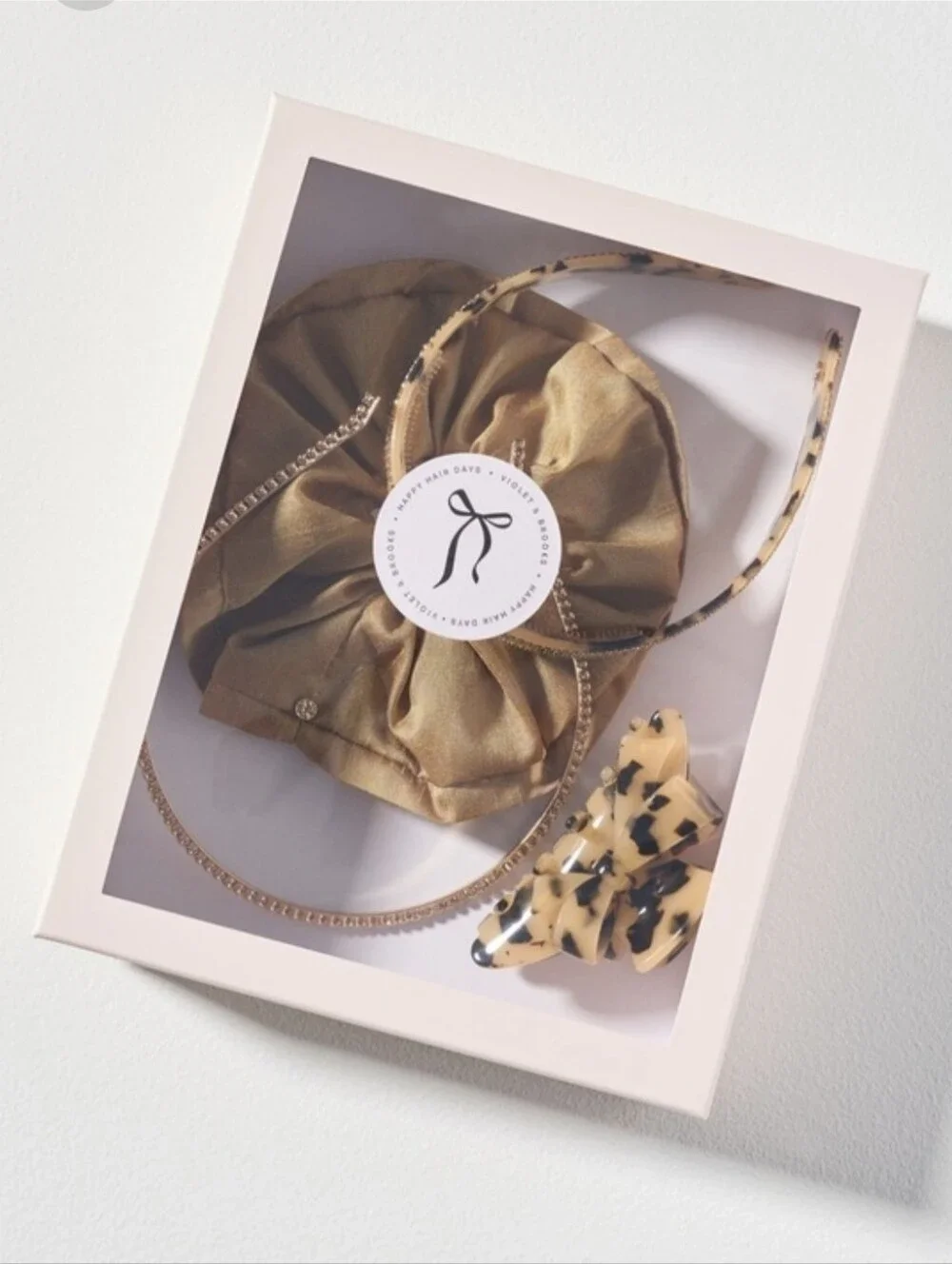 Anthropologie Violet & Brooks Everyday Essentials Hair Accessory Gift Box